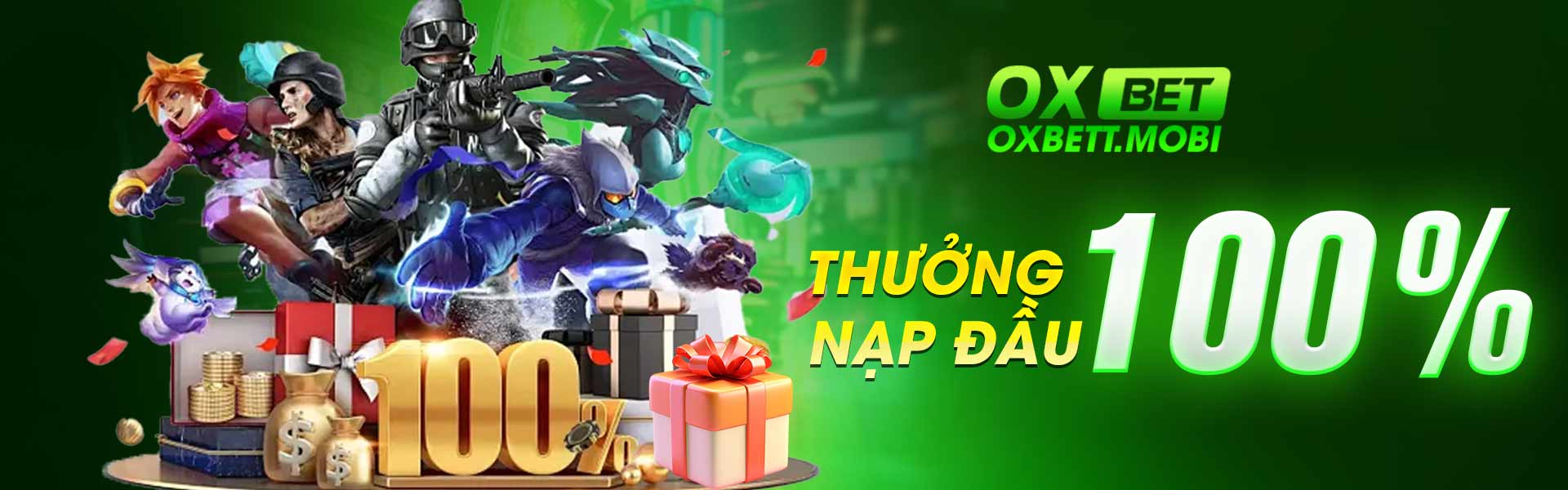 Thưởng nạp đầu 100%