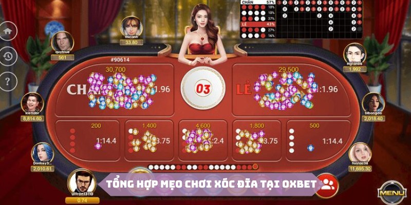 Áp dụng các mẹo chơi xóc đĩa hiệu quả từ các chuyên gia Oxbet