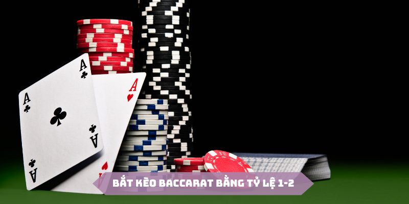 Cách bắt kèo Baccarat soi tỷ lệ 1-2 khá đơn giản cho người mới