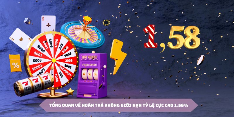 Hoàn trả không giới hạn tỷ lệ cực cao 1,58% Oxbet