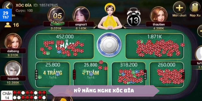 Kỹ năng nghe xóc đĩa là một phương pháp hiệu quả tại Oxbet